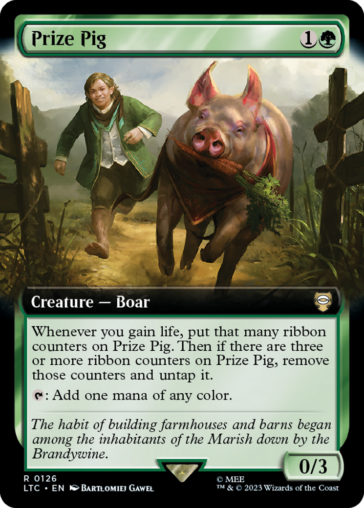 Prize Pig (Extended Art) [The Lord of the Rings: Tales of Middle-Earth Commander] | Good Games North