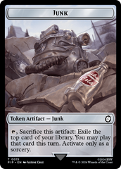 Copy // Junk Double-Sided Token [Fallout Tokens] | Good Games North