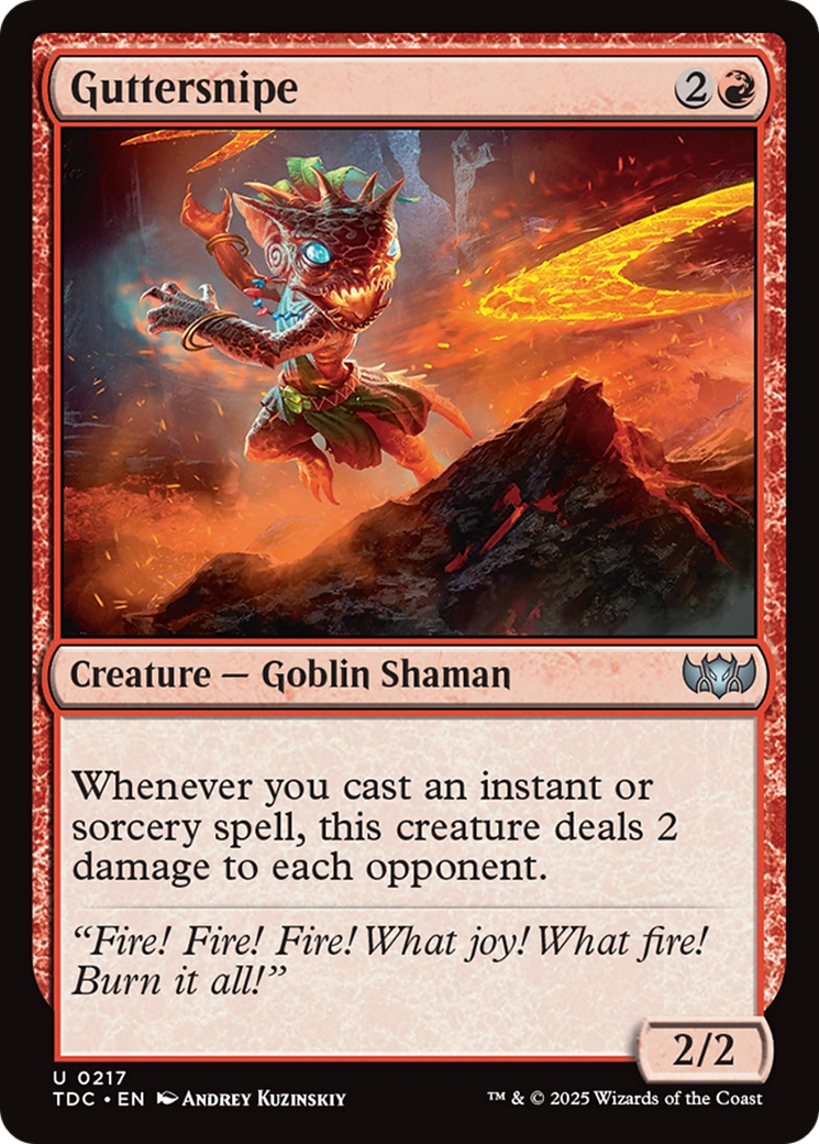 Guttersnipe [Tarkir: Dragonstorm Commander] | Good Games North
