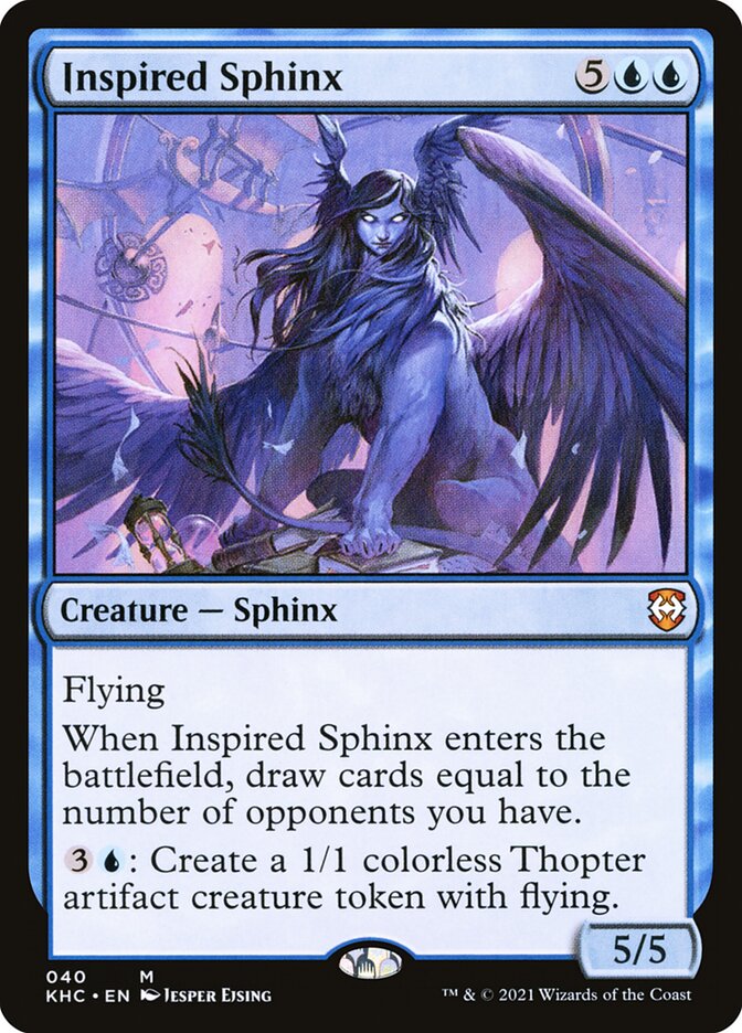 Inspired Sphinx (Commander: Kaldheim)  | Good Games North