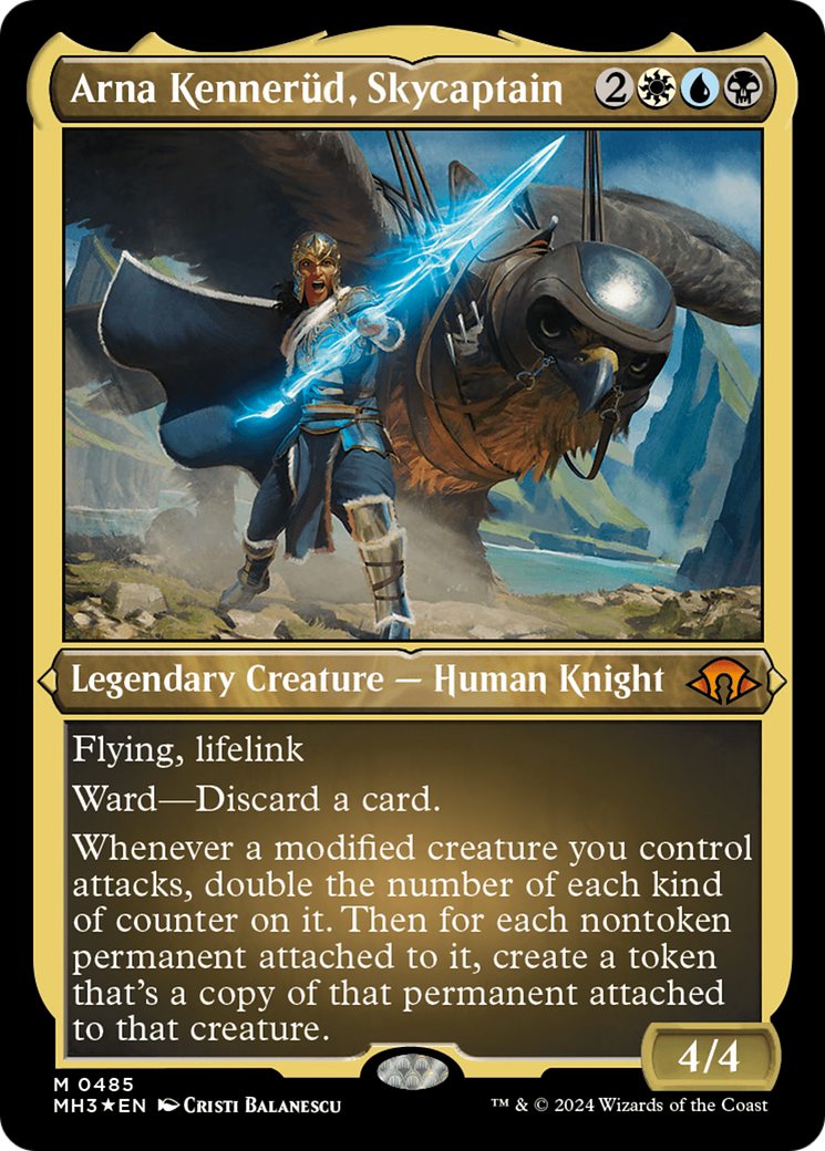 Arna Kennerud, Skycaptain (Foil Etched) [Modern Horizons 3] | Good Games North