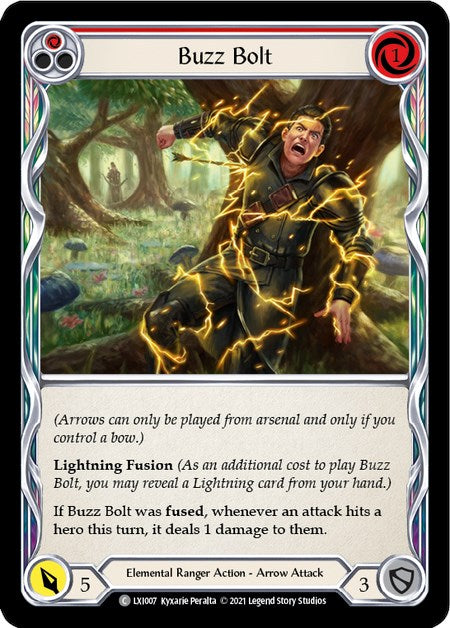 Buzz Bolt (Red) [LXI007] (Tales of Aria Lexi Blitz Deck)  1st Edition Normal | Good Games North