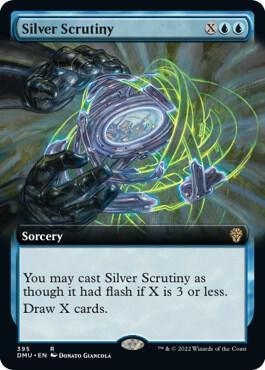 Silver Scrutiny Extended Art (Dominaria United)  | Good Games North