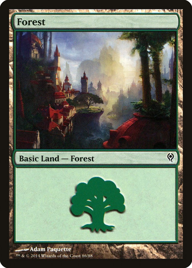 Forest (86) [Duel Decks: Jace vs. Vraska] | Good Games North