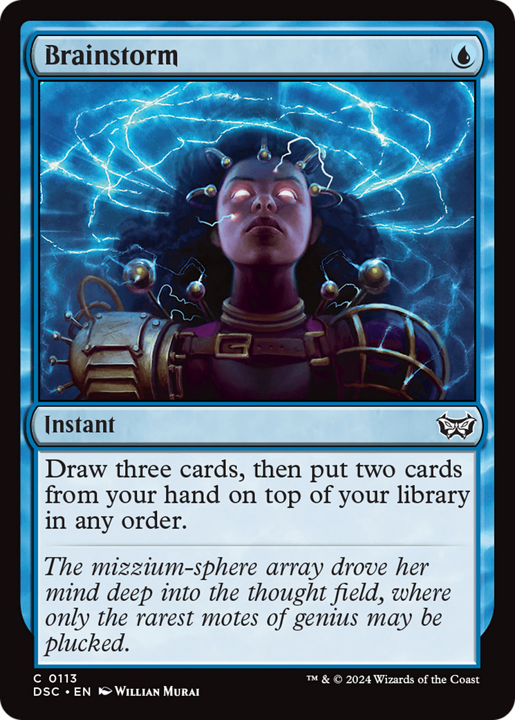 Brainstorm [Duskmourn: House of Horror Commander] | Good Games North