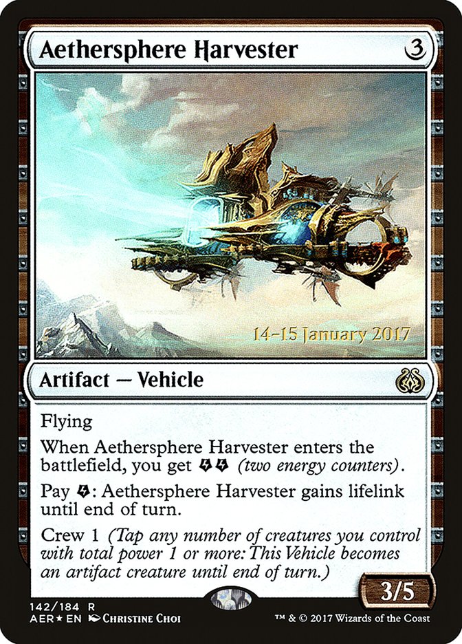 Aethersphere Harvester [Aether Revolt Prerelease Promos] | Good Games North