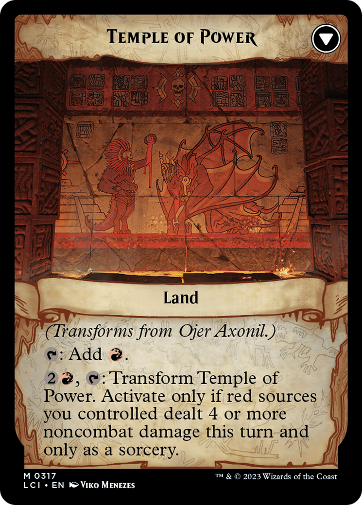 Ojer Axonil, Deepest Might // Temple of Power (Showcase) [The Lost Caverns of Ixalan] | Good Games North