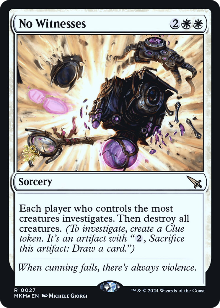 No Witnesses [Murders at Karlov Manor Prerelease Promos] | Good Games North