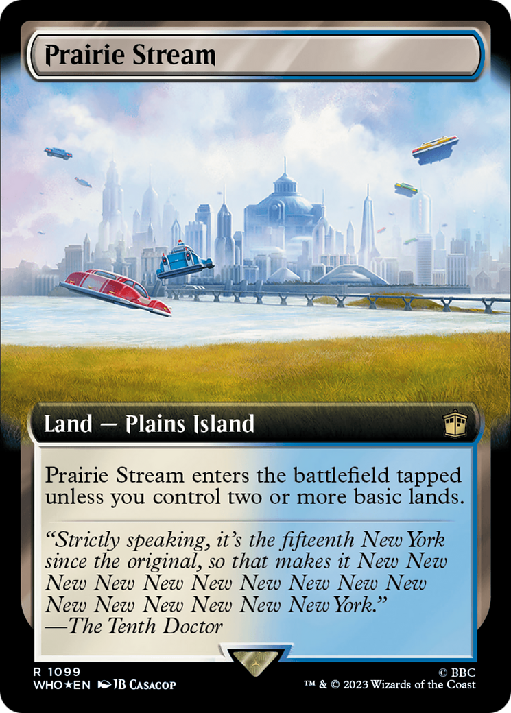 Prairie Stream (Extended Art) (Surge Foil) [Doctor Who] | Good Games North