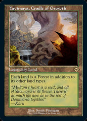 Yavimaya, Cradle of Growth (Retro Foil Etched) [Modern Horizons 2] | Good Games North