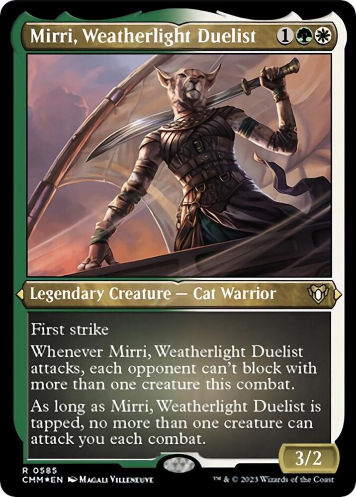 Mirri Weatherlight Duelist Foil Etched (Commander Masters)  - Foil | Good Games North