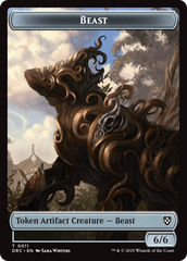 Construct // Beast (0011) Double-Sided Token [Aetherdrift Tokens] | Good Games North