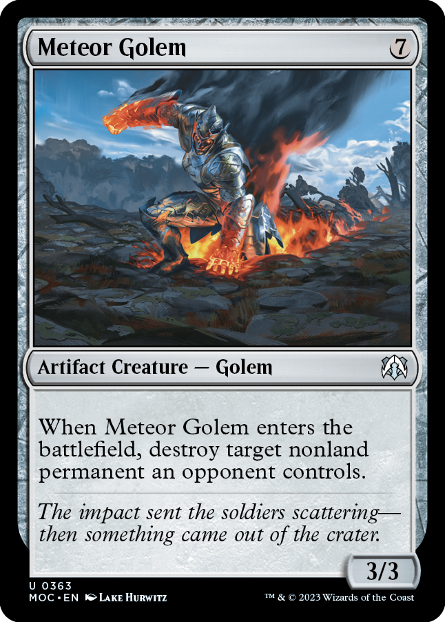 Meteor Golem [March of the Machine Commander] | Good Games North