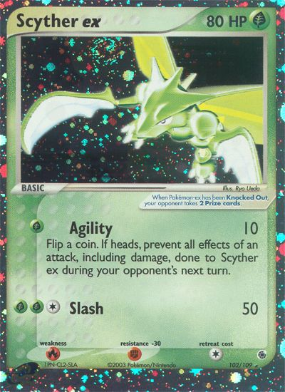 Scyther ex (102/109) [EX: Ruby & Sapphire] | Good Games North
