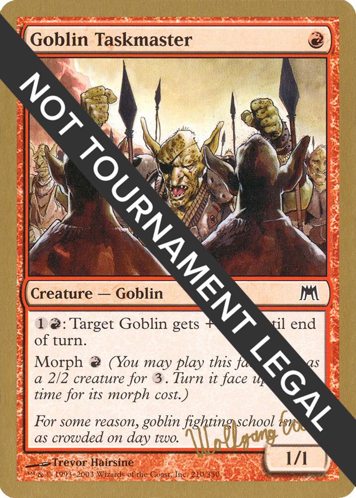 Goblin Taskmaster 2003 Wolfgang Eder ONS (World Championship Decks)  | Good Games North