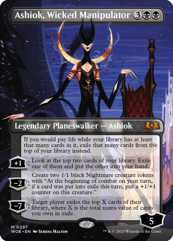 Ashiok Wicked Manipulator Borderless (Wilds of Eldraine)  | Good Games North