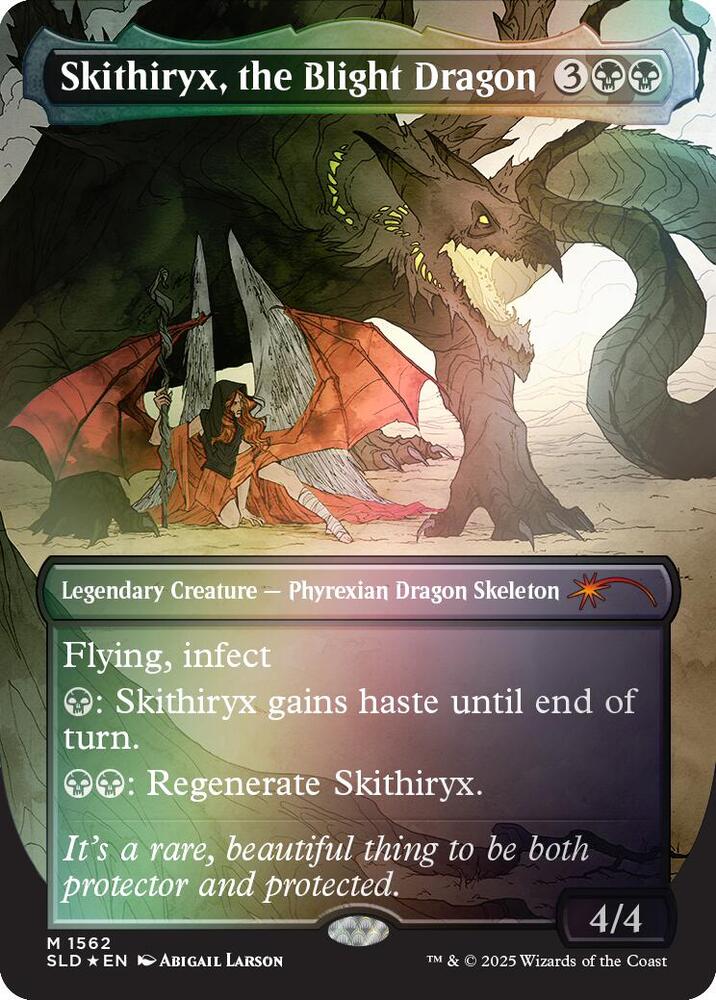 Skithiryx the Blight Dragon Rainbow Foil (Secret Lair Drop Series)  - undefined | Good Games North