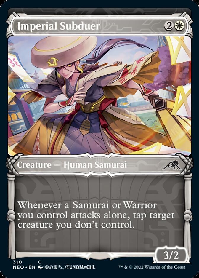 Imperial Subduer (Showcase Samurai) [Kamigawa: Neon Dynasty] | Good Games North