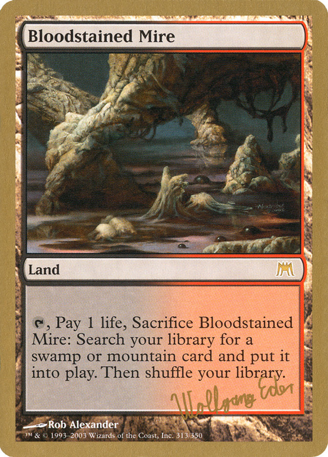 Bloodstained Mire (Wolfgang Eder) [World Championship Decks 2003] | Good Games North