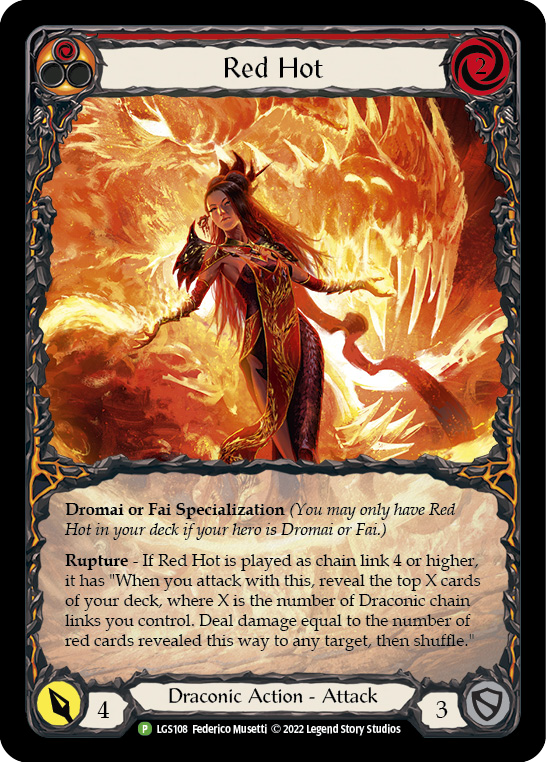 Red Hot [LGS108] (Promo)  Rainbow Foil | Good Games North