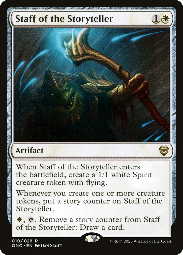 Staff of the Storyteller [Phyrexia: All Will Be One Commander] | Good Games North