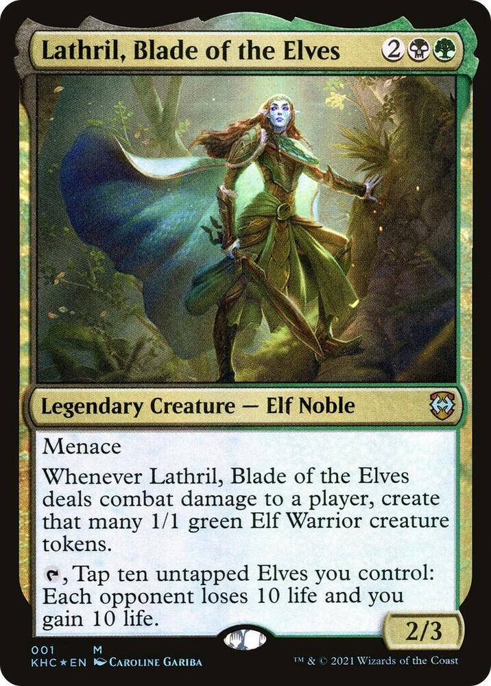 Lathril, Blade of the Elves 1/1 (Commander: Kaldheim)  - Foil | Good Games North