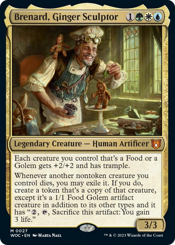 Brenard, Ginger Sculptor [Wilds of Eldraine Commander] | Good Games North