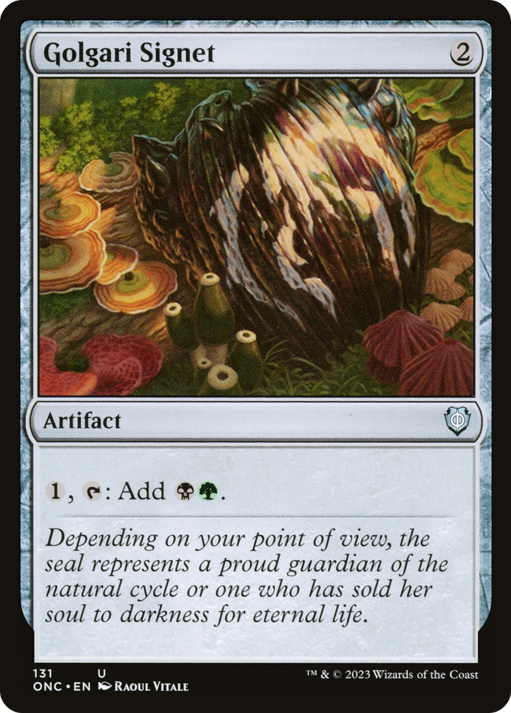 Golgari Signet [Phyrexia: All Will Be One Commander] | Good Games North