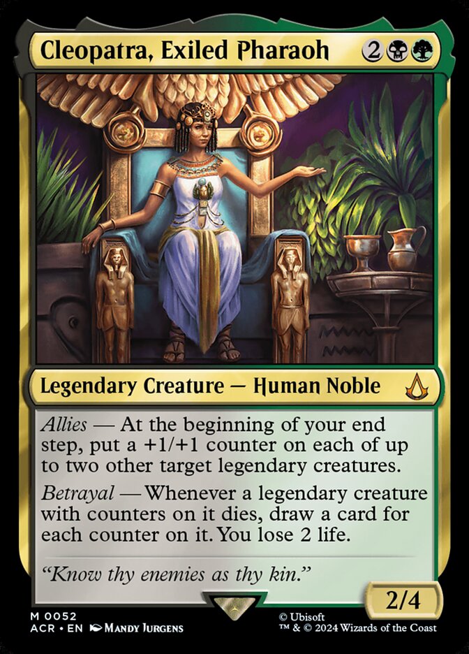 Cleopatra, Exiled Pharaoh (Universes Beyond: Assassin's Creed)  | Good Games North