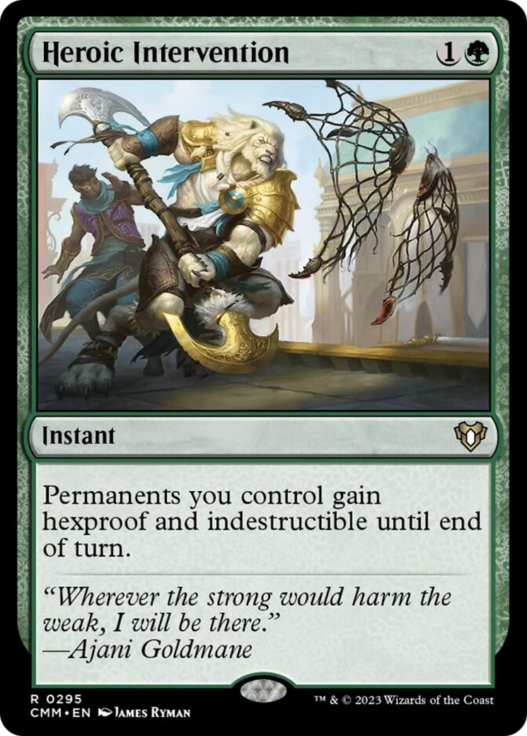 Heroic Intervention [Commander Masters] | Good Games North