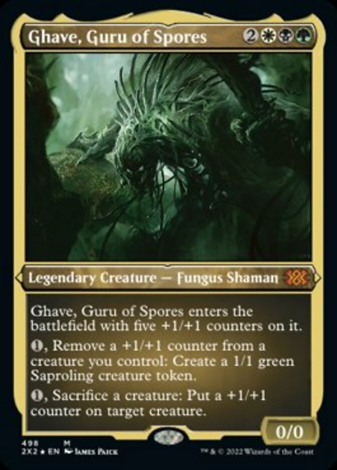 Ghave, Guru of Spores (Foil Etched) [Double Masters 2022] | Good Games North