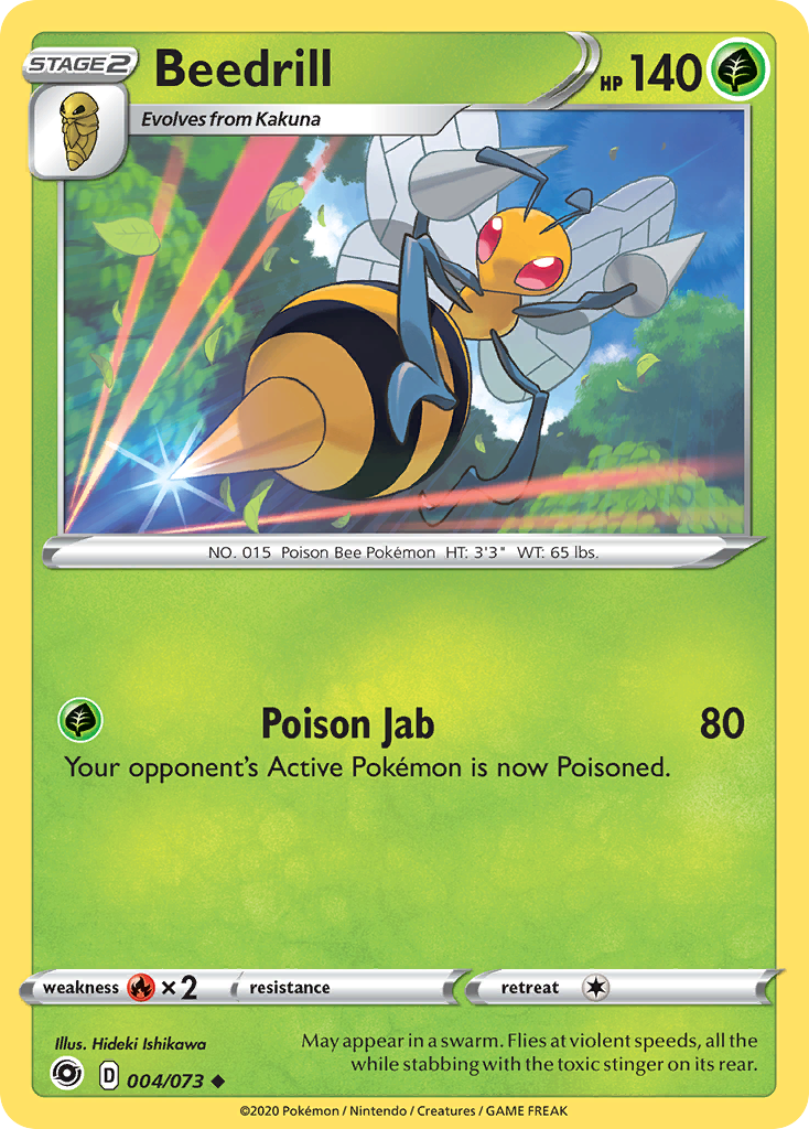Beedrill (004/073) [Sword & Shield: Champion's Path] | Good Games North