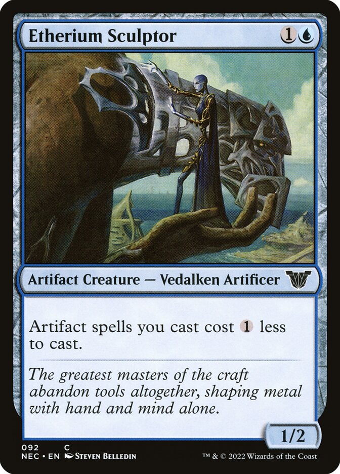 Etherium Sculptor 92/38 (Commander: Kamigawa: Neon Dynasty)  | Good Games North