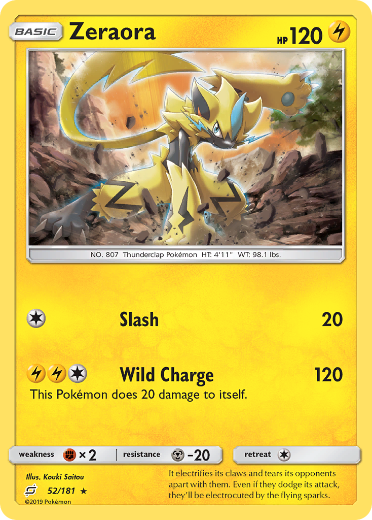 Zeraora (52/181) [Sun & Moon: Team Up] | Good Games North