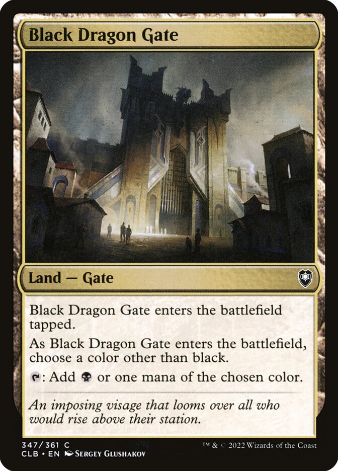 Black Dragon Gate (Commander Legends: Battle for Baldur's Gate)  - undefined | Good Games North