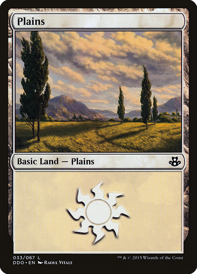 Plains (33) [Duel Decks: Elspeth vs. Kiora] | Good Games North