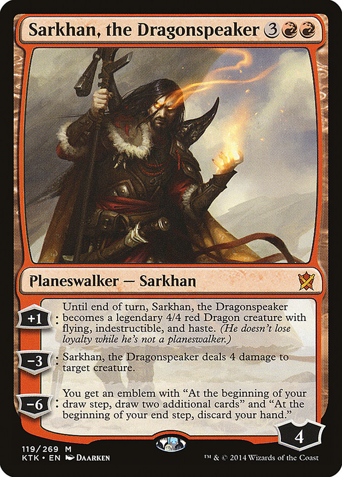Sarkhan, the Dragonspeaker 119/269 (Khans of Tarkir)  - Foil | Good Games North