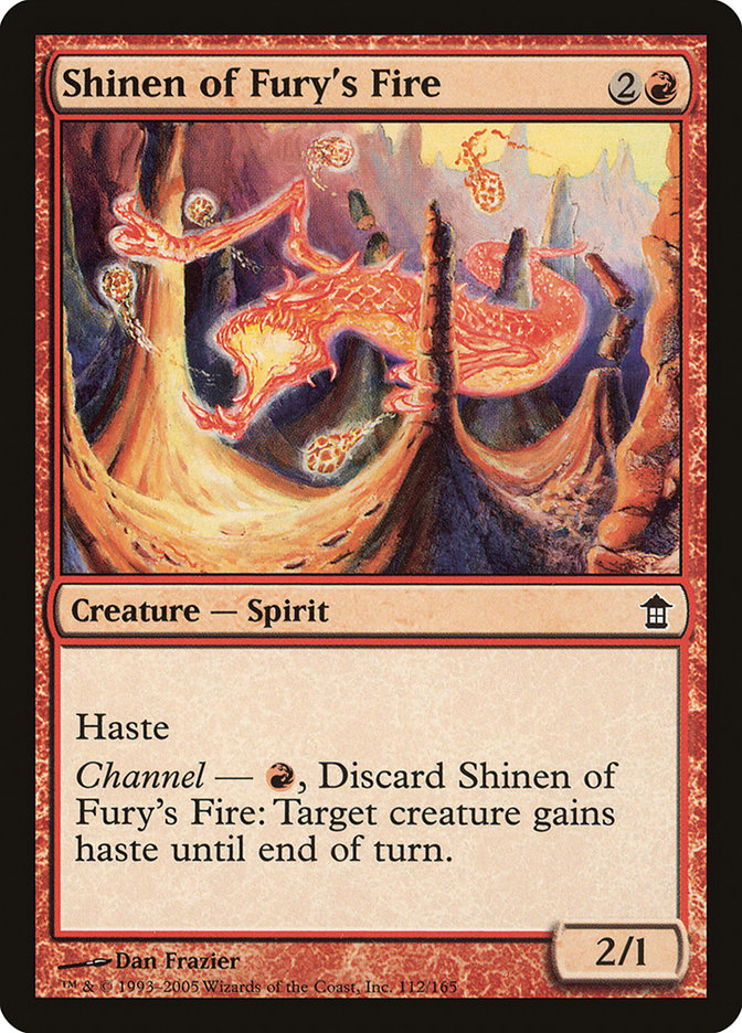 Shinen of Fury's Fire [Saviors of Kamigawa] | Good Games North