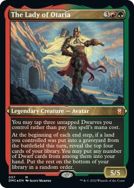 The Lady of Otaria Foil Etched (Commander: Dominaria United)  - Foil | Good Games North