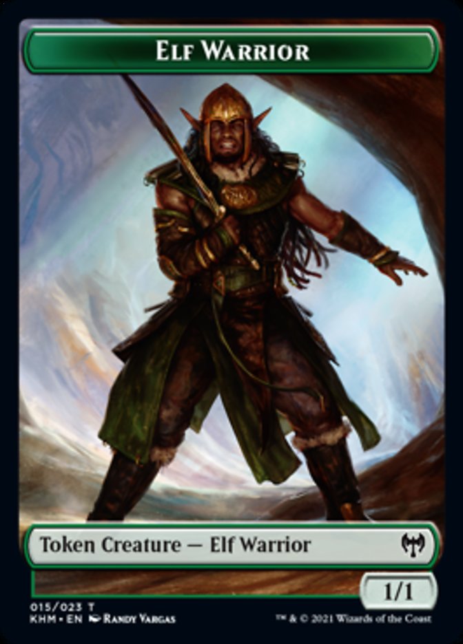 Elf Warrior Token [Kaldheim Tokens] | Good Games North