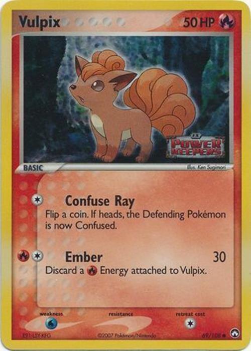 Vulpix (69/108) (Stamped) [EX: Power Keepers] | Good Games North