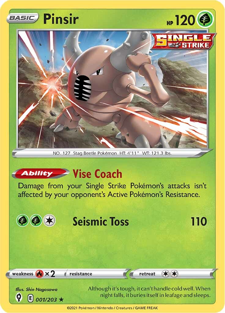 Pinsir (001/203) [Sword & Shield: Evolving Skies] | Good Games North
