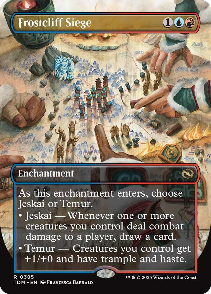 Frostcliff Siege Borderless (Tarkir: Dragonstorm)  - undefined | Good Games North
