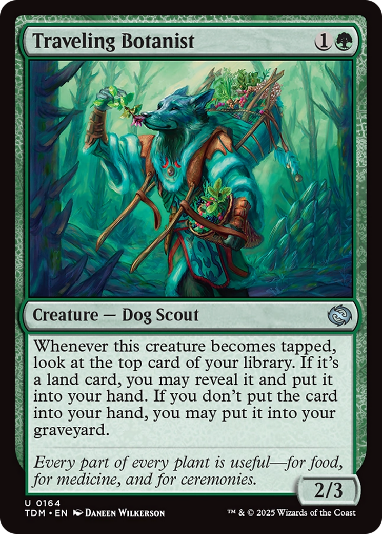 Traveling Botanist [Tarkir: Dragonstorm] | Good Games North