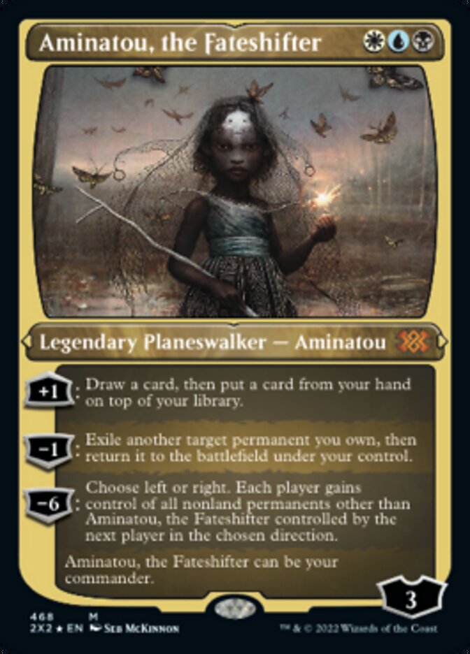 Aminatou, the Fateshifter (Foil Etched) [Double Masters 2022] | Good Games North