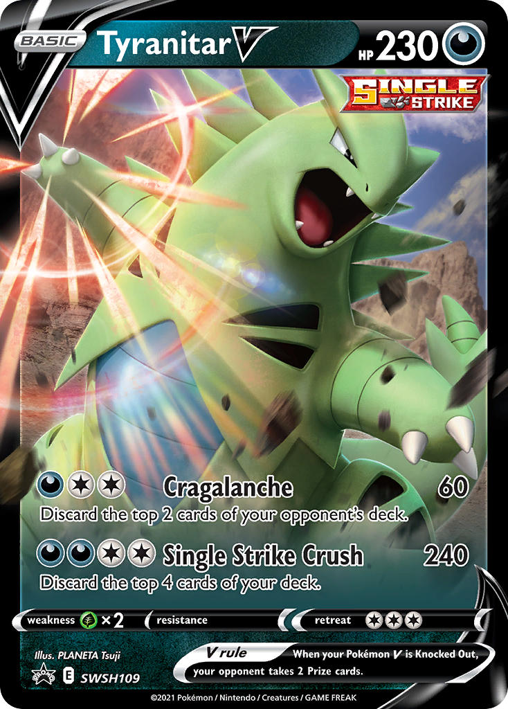 Tyranitar V (SWSH109) [Sword & Shield: Black Star Promos] | Good Games North