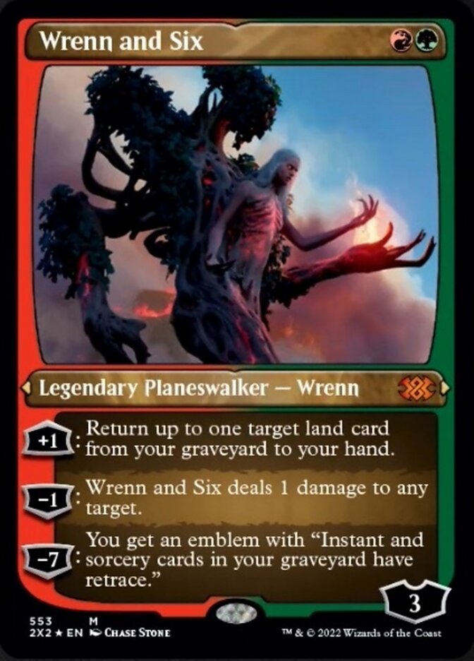 Wrenn and Six (Foil Etched) [Double Masters 2022] | Good Games North