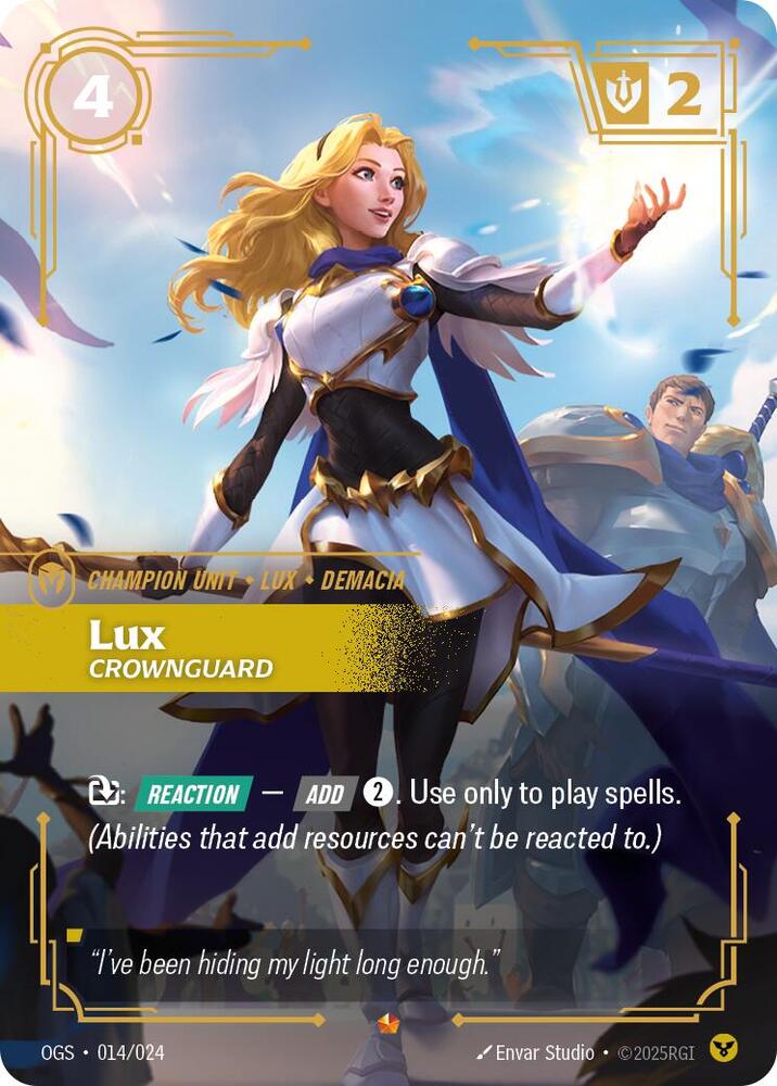 Lux Crownguard (Origins: Proving Grounds)  | Good Games North