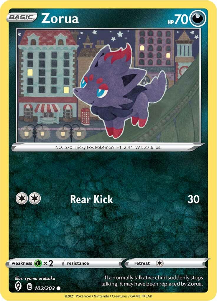 Zorua (102/203) [Sword & Shield: Evolving Skies] | Good Games North