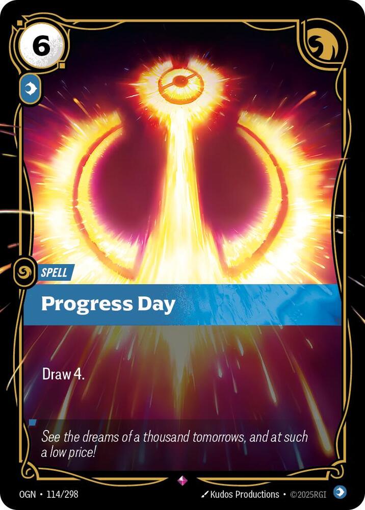 Progress Day (Origins)  - Foil | Good Games North